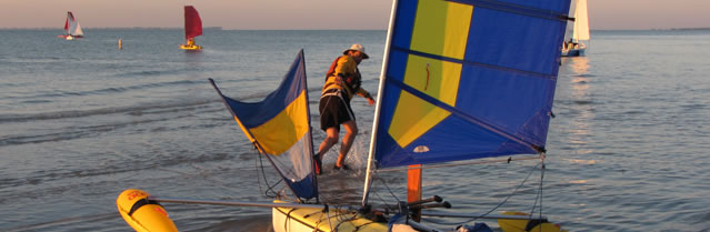 Everglades Challenge with BSD Batwing sails - launching